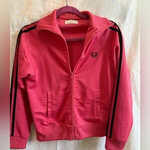 Vintage Fred Perry hot pink windbreaker jacket
